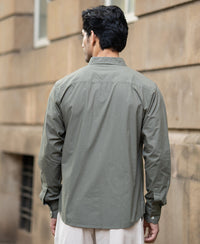 Green Double Pocket Lightweight Shirt 100% Cotton