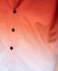 Dark Brick Ombre Shirt 100% Cotton