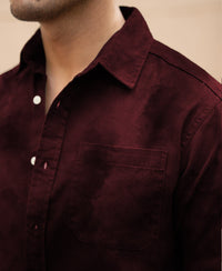 Wine Sprayed Shirt 100% Cotton
