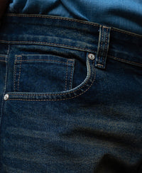 Dark Blue Tinted Bootcut Jeans