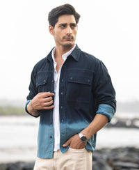 Dark Sky Structured Cargo Overshirt 100% Cotton