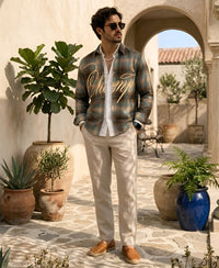 Multicolour Printed Checks Shirt
