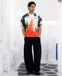 Multicolour Boxy Fit T-Shirt 100% Cotton
