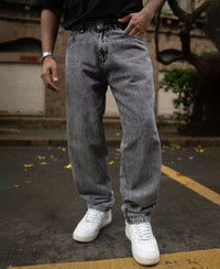 Dark Grey Baggy fit Denim Jeans