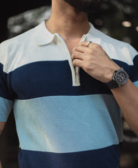 Multi Colour Knits Regular Fit Half Sleeves Tshirt 100% Cotton
