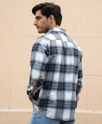 Black Lighweight Checks Shirt