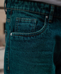 Blue Tinted Baggy Fit Jeans