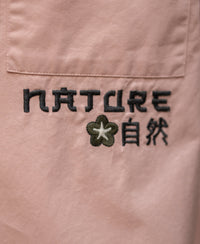 Pastel Pink Embroidered Shirt 100% Cotton