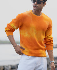 Orange Tie Dye T-Shirt 100% Cotton