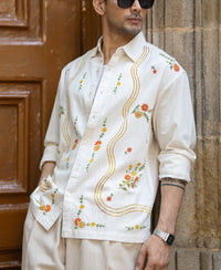 Natural Print Shirt 100% Cotton