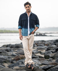 Dark Sky Structured Cargo Overshirt 100% Cotton