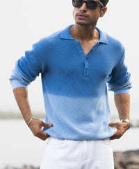 Blue Ombre T-Shirt 100% Cotton