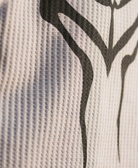 Grey Graphic Print Vest