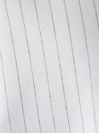 White Striped Zipper Shirt