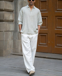 Pista Grey Lightweight Collar Shirt