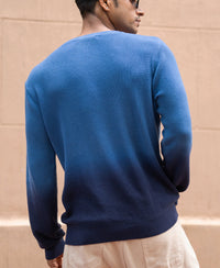 Blue Ombre Sweater 100% Cotton