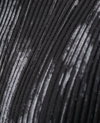 Black Abstract Print Vest