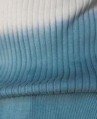Yellow & Blue Ombre Knit T-Shirt 100% Cotton