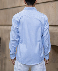 Light Blue Striped Shirt