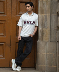 Off-White Applique T-Shirt 100% Cotton