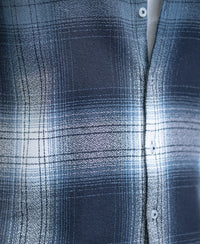 Navy Ombre Checks Shirt
