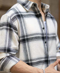 Off-White Brushed Checks Shirt