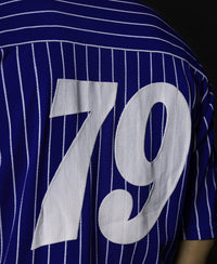 Royal Blue Printed Jersey Shirt