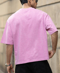 Light Pink Washed Graphic T-Shirt 100% Cotton