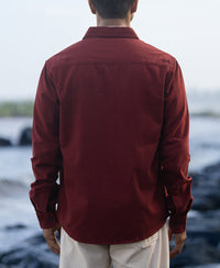 Brick Structure Cargo Overshirt 100% Cotton