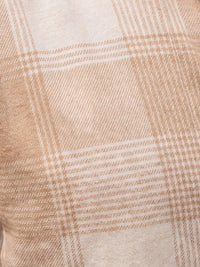 Beige Flannel Checks Shirt