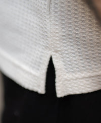 Beige Checks Print T-Shirt 100% Cotton