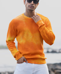 Orange Tie Dye T-Shirt 100% Cotton