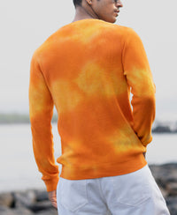 Orange Tie Dye T-Shirt 100% Cotton