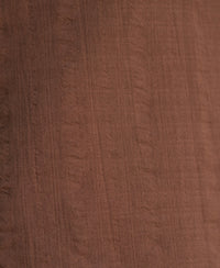 Brown Plain Structure Shirt 100% Cotton