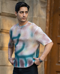 Spray Print Graffiti T-Shirt
