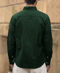 Emerald Green Oxford Shirt 100% Cotton