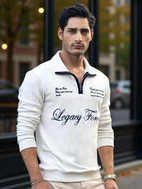 Off-White Contrast Embroidery T-Shirt