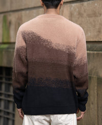 Brown Ombre Jacquard T-Shirt