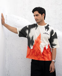 Multicolour Boxy Fit T-Shirt 100% Cotton