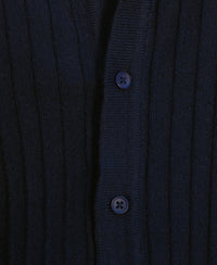 Navy Rib Knit Shirt