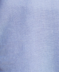 Light Blue Linen Blend Shirt