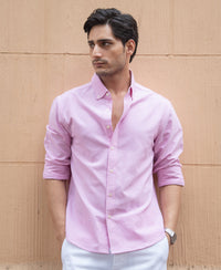 Pink Oxford Shirt 100% Cotton