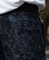Black Printed Baggy Fit Trackpants