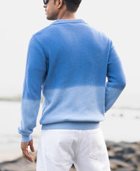 Blue Ombre T-Shirt 100% Cotton