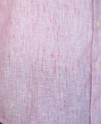 Red Pin Stripe Printed Shirt