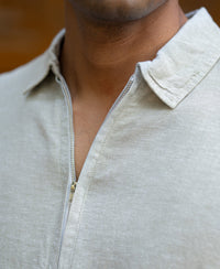 Pista Grey Lightweight Collar Shirt