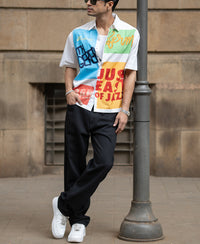 Off White Lightweight Graphic Shirt